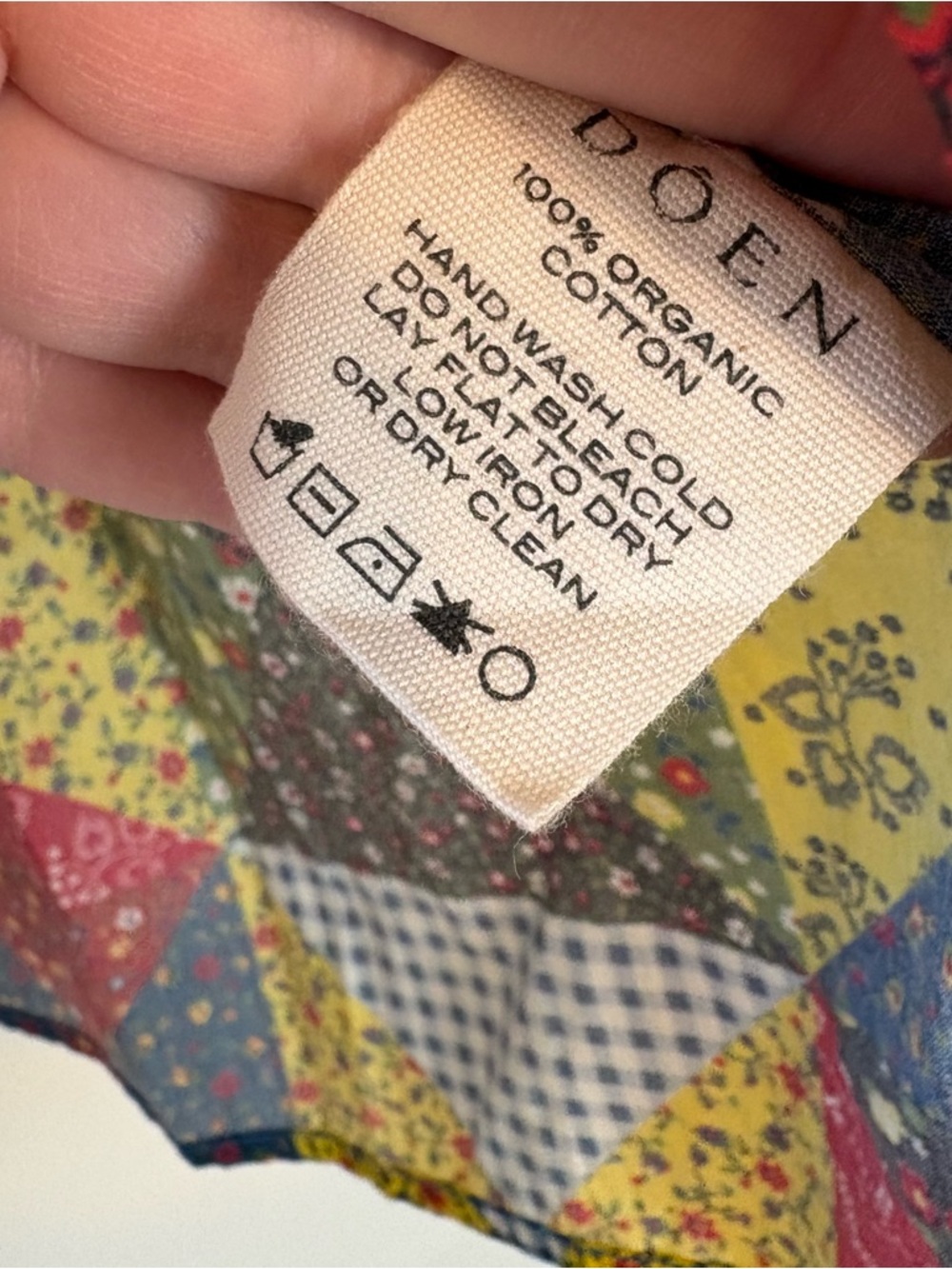 Doen Alida Countryside patchwork print top - Picture 10 of 10